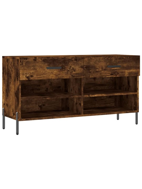 Apavu skapītis, koka krāsa, 102x35x55 cm, inženierijas koks