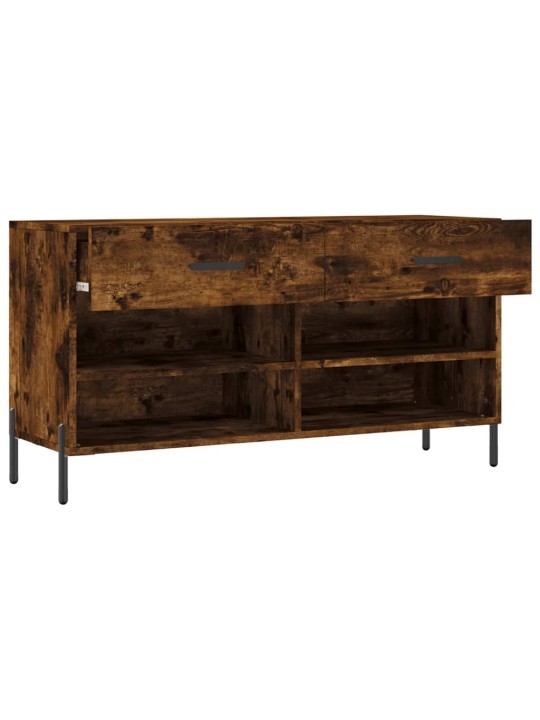 Apavu skapītis, koka krāsa, 102x35x55 cm, inženierijas koks