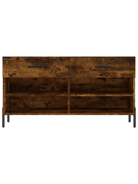 Apavu skapītis, koka krāsa, 102x35x55 cm, inženierijas koks