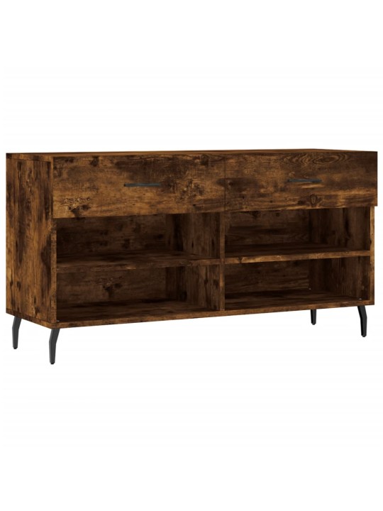 Apavu skapītis, koka krāsa, 102x35x55 cm, inženierijas koks