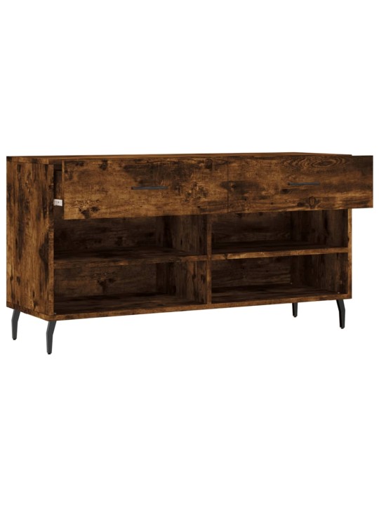 Apavu skapītis, koka krāsa, 102x35x55 cm, inženierijas koks