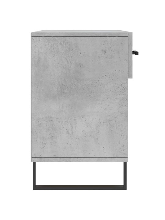 Apavu skapītis, betona pelēks, 102x35x55 cm, inženierijas koks