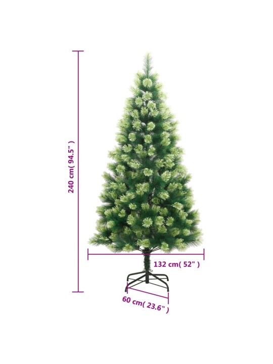 Mākslīgā ziemassvētku egle ar statīvu, 240 cm