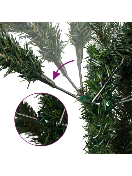 Mākslīgā ziemassvētku egle ar statīvu, zaļa, 300 cm