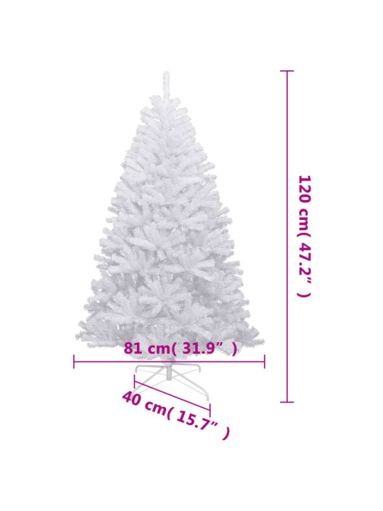 Mākslīgā ziemassvētku egle ar sniegu, 120 cm