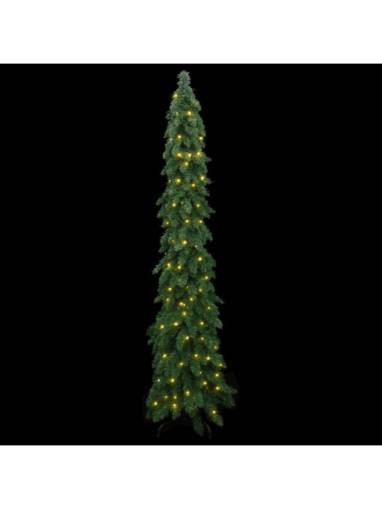 Izgaismota mākslīgā ziemassvētku egle ar 100 led, 180 cm