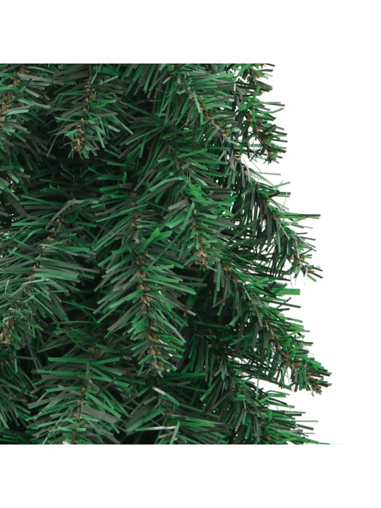 Izgaismota mākslīgā ziemassvētku egle ar 100 led, 180 cm