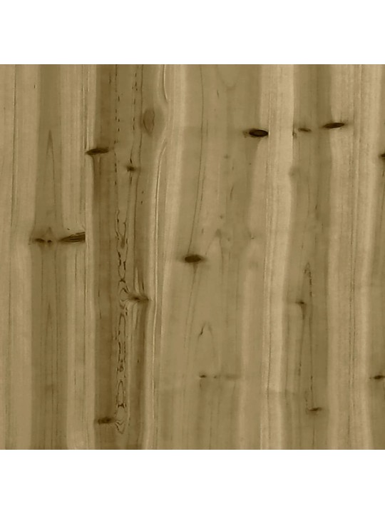 Dārza sols, gabiona dizains, 63x31,5x42 cm, priedes koks