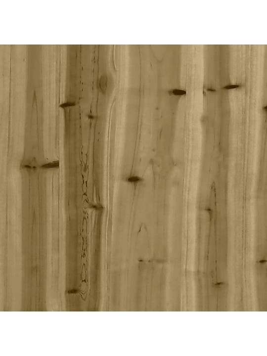 Dārza sols, gabiona dizains, 103x44x42 cm, priedes koks