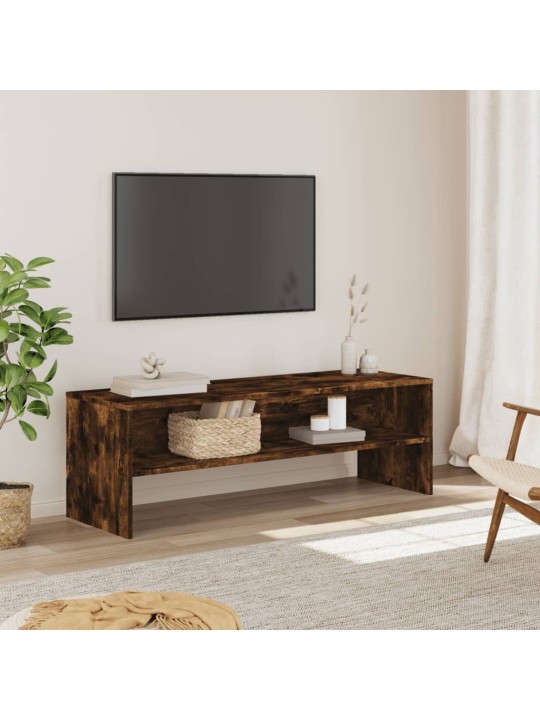 Tv skapītis, 120x40x40 cm, ozola krāsa, inženierijas koks