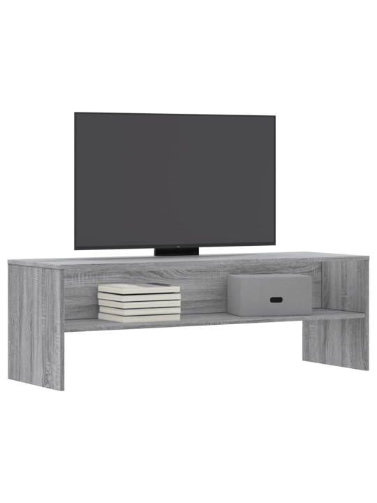 Tv skapītis, 120x40x40 cm, pelēka ozola, inženierijas koks