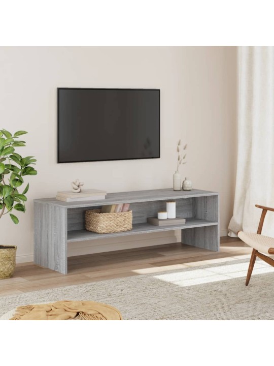 Tv skapītis, 120x40x40 cm, pelēka ozola, inženierijas koks