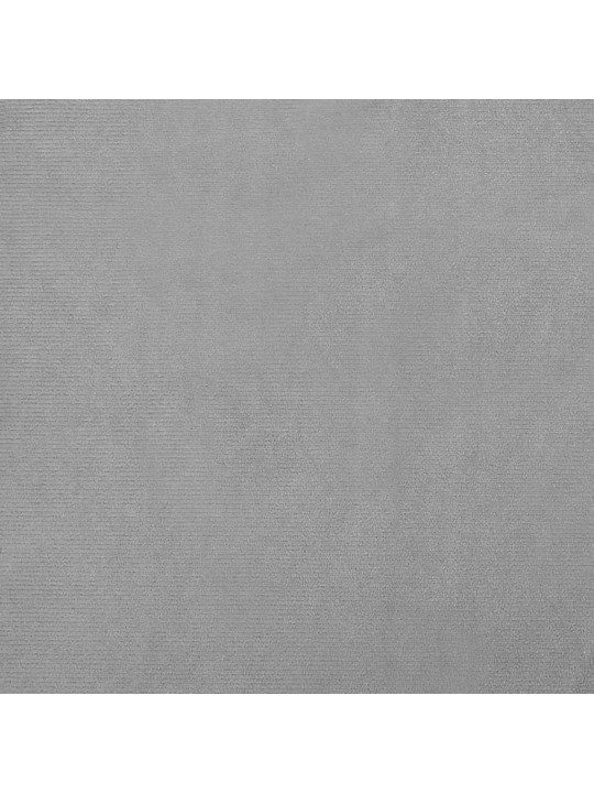 Bērnu dīvāns, gaiši pelēks, 70x40x24 cm, samts