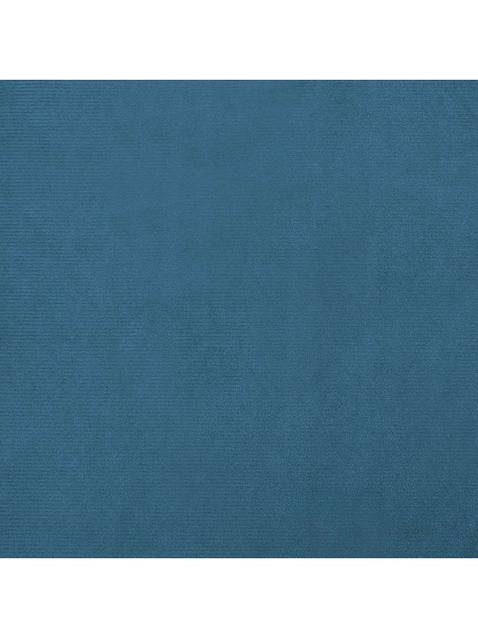Bērnu dīvāns, zils, 70x45x26 cm, samts