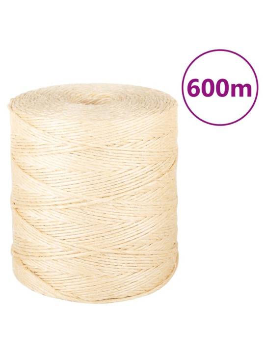 Virve, 2 mm, 600 m, 100% sizals