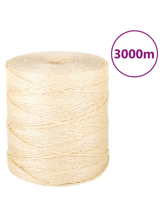 Virve, 2 mm, 3000 m, 100% sizals