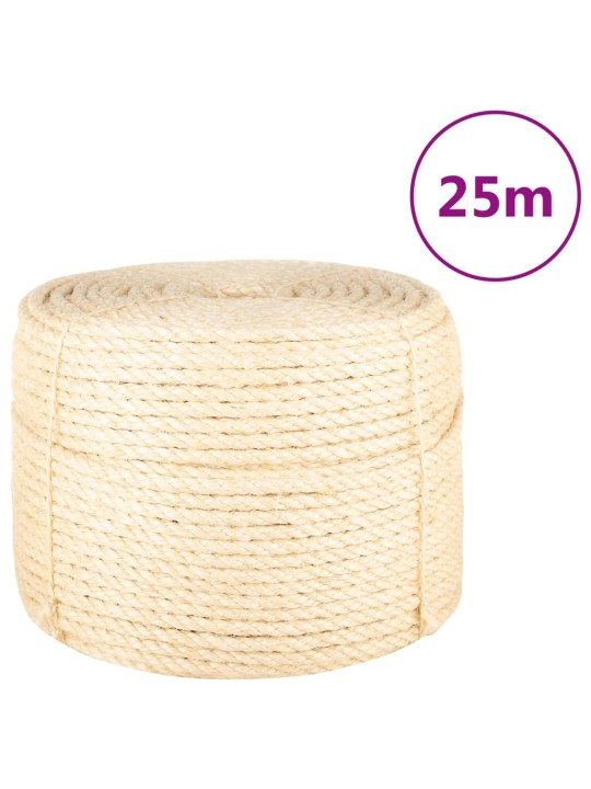 Virve, 10 mm, 25 m, 100% sizals