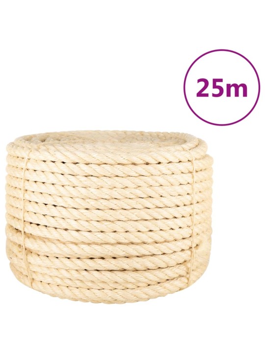 Virve, 20 mm, 25 m, 100% sizals
