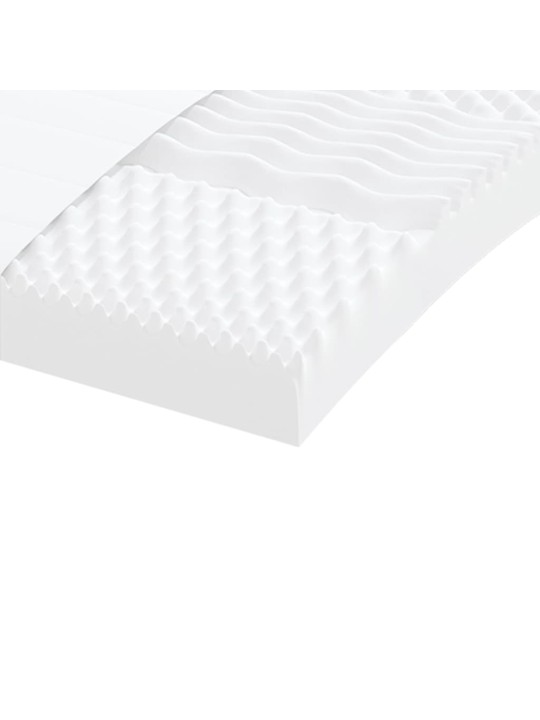 Dīvāngulta ar matraci, melns audums, 100x200 cm