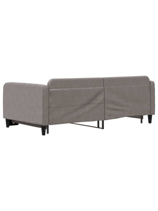Izvelkams dīvāns, pelēkbrūns, 100x200 cm, audums