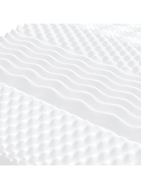 Dīvāngulta ar matraci, gaiši pelēks audums, 100x200 cm