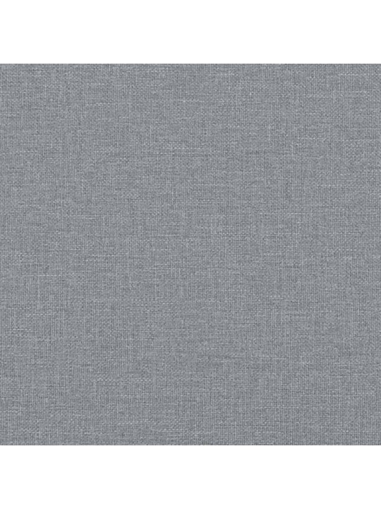 Izvelkams dīvāns ar atvilktnēm, gaiši pelēks, 100x200cm, audums