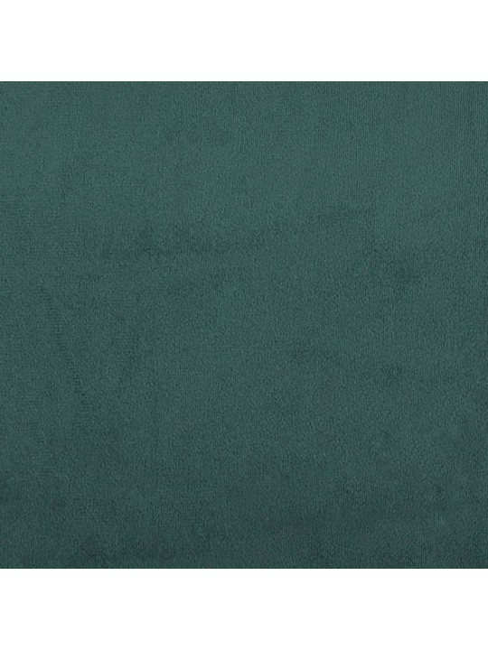 Izvelkams dīvāns, tumši zaļš, 80x200 cm, samts