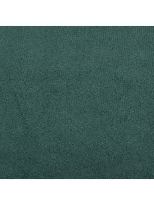 Izvelkams dīvāns, tumši zaļš, 90x200 cm, samts