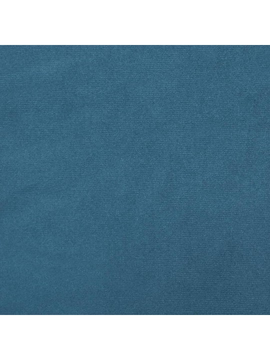 Izvelkams dīvāns, zils, 100x200 cm, samts