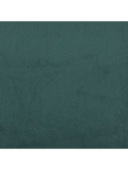 Izvelkams dīvāns, tumši zaļš, 100x200 cm, samts