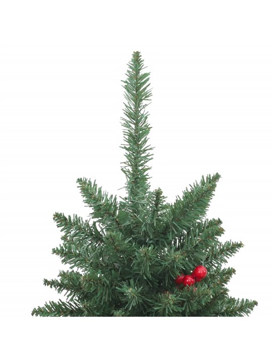 Mākslīgās ziemassvētku egles, 2 gab., zaļas, 100 led, 120 cm