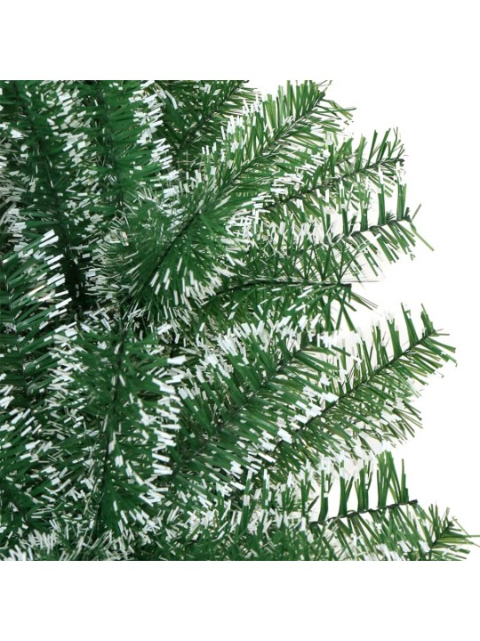 Mākslīgā ziemassvētku egle ar sniegu, zaļa, 240 cm