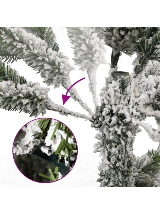 Mākslīgā ziemassvētku egle ar sniegu, 300 cm