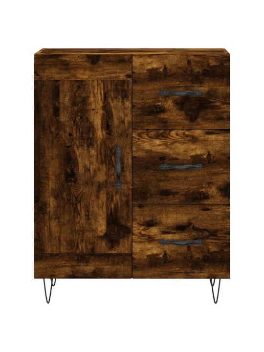 Augstais skapis, ozolkoka, 69,5x34x180 cm, inženierijas koks