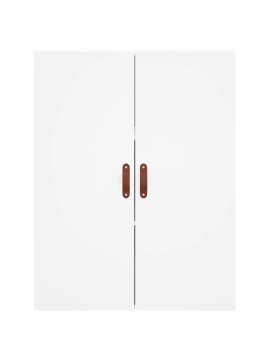Augstais skapis, balts, 69,5x34x180 cm, inženierijas koks