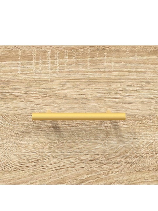 Augstais skapis, ozolkoka, 69,5x34x180 cm, inženierijas koks