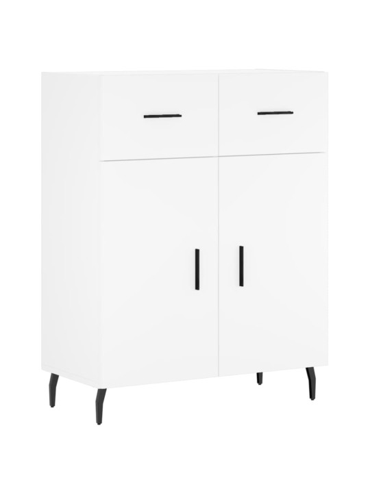 Augstais skapis, balts, 69,5x34x180 cm, inženierijas koks