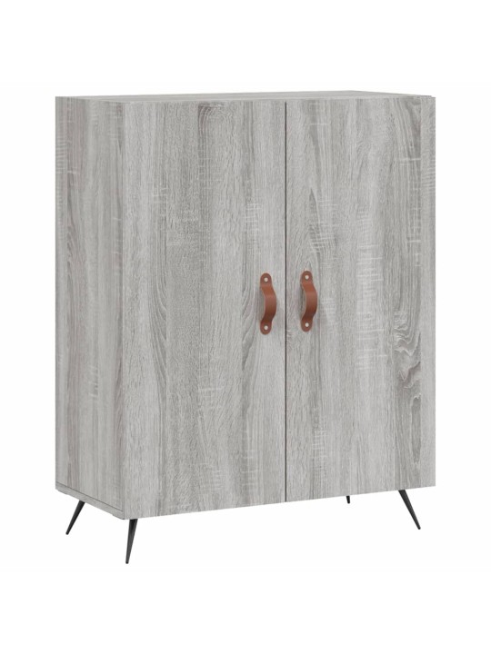 Augstais skapis, pelēks, 69,5x34x180 cm, inženierijas koks