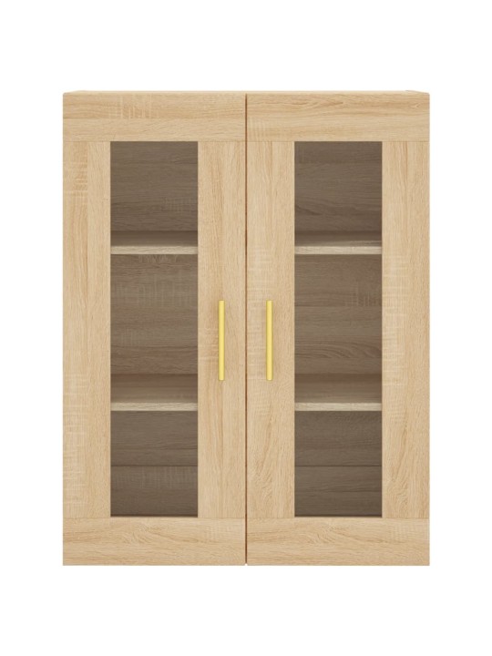 Augstais skapis, ozolkoka, 69,5x34x180 cm, inženierijas koks
