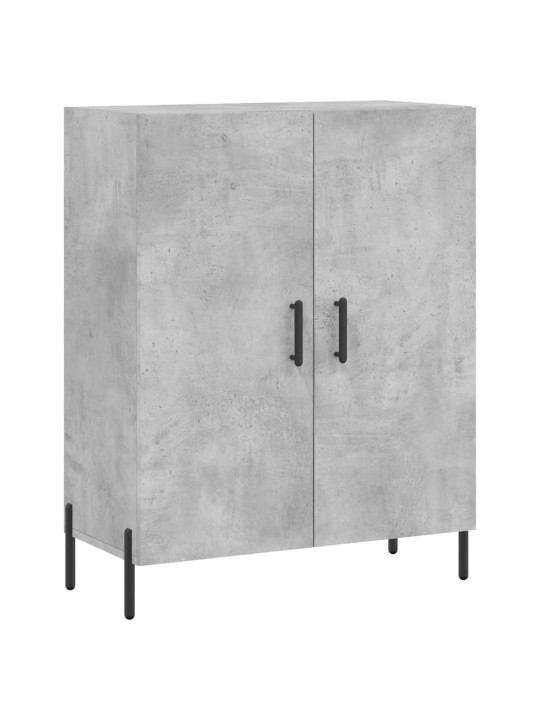 Augstais skapis, pelēks, 69,5x34x180 cm, inženierijas koks