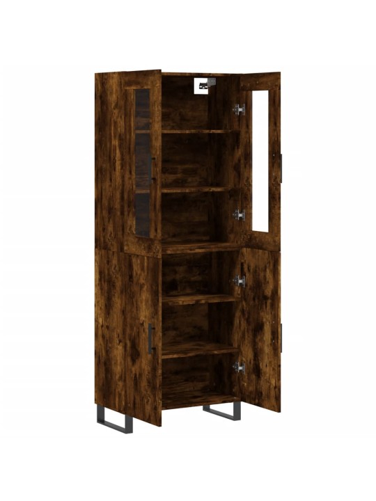 Augstais skapis, ozolkoka, 69,5x34x180 cm, inženierijas koks
