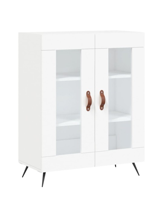 Augstais skapis, balts, 69,5x34x180 cm, inženierijas koks