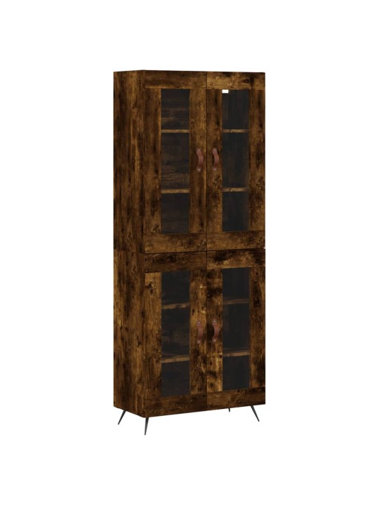 Augstais skapis, ozolkoka, 69,5x34x180 cm, inženierijas koks
