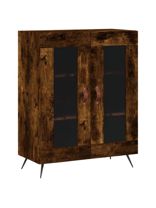 Augstais skapis, ozolkoka, 69,5x34x180 cm, inženierijas koks