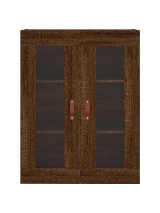 Augstais skapis, ozolkoka, 69,5x34x180 cm, inženierijas koks