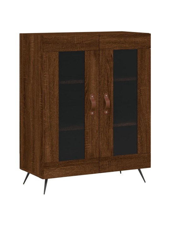 Augstais skapis, ozolkoka, 69,5x34x180 cm, inženierijas koks