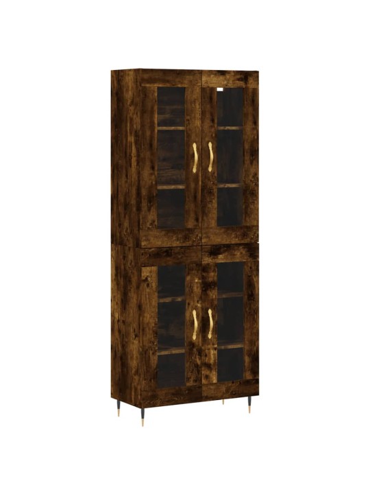 Augstais skapis, ozolkoka, 69,5x34x180 cm, inženierijas koks