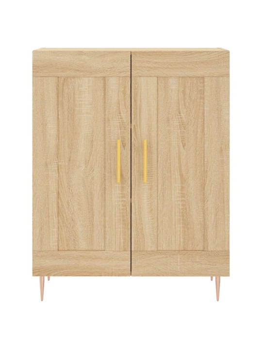Augstais skapis, ozolkoka, 69,5x34x180 cm, inženierijas koks