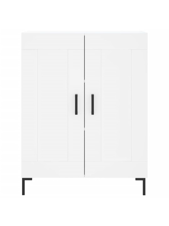 Augstais skapis, balts, 69,5x34x180 cm, inženierijas koks