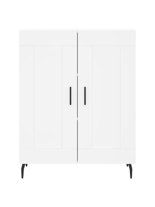 Augstais skapis, balts, 69,5x34x180 cm, inženierijas koks